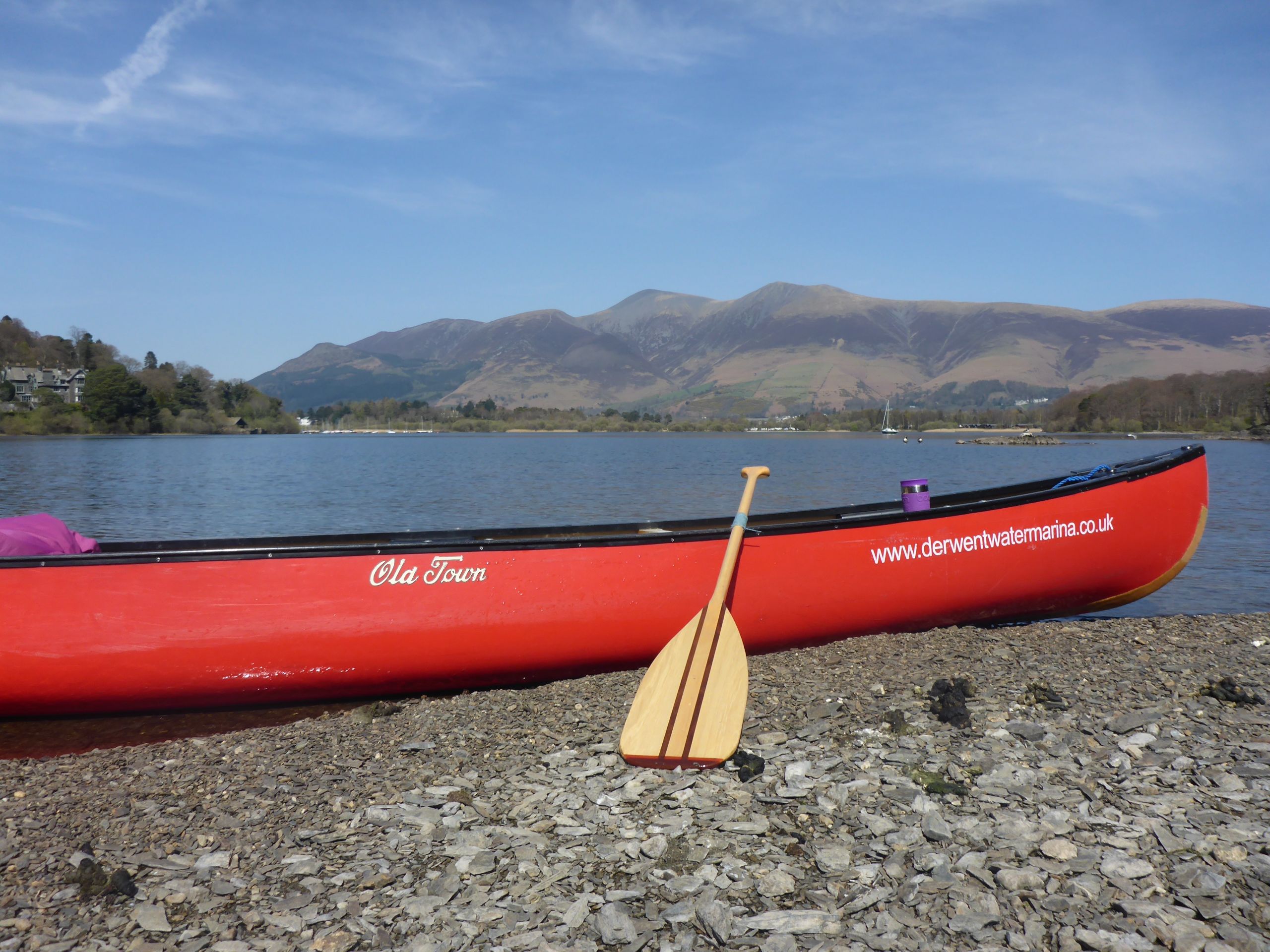 Family Canoe Hire Derwent Water Marina