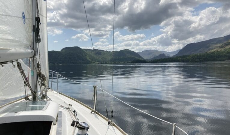 Big Maude sailing